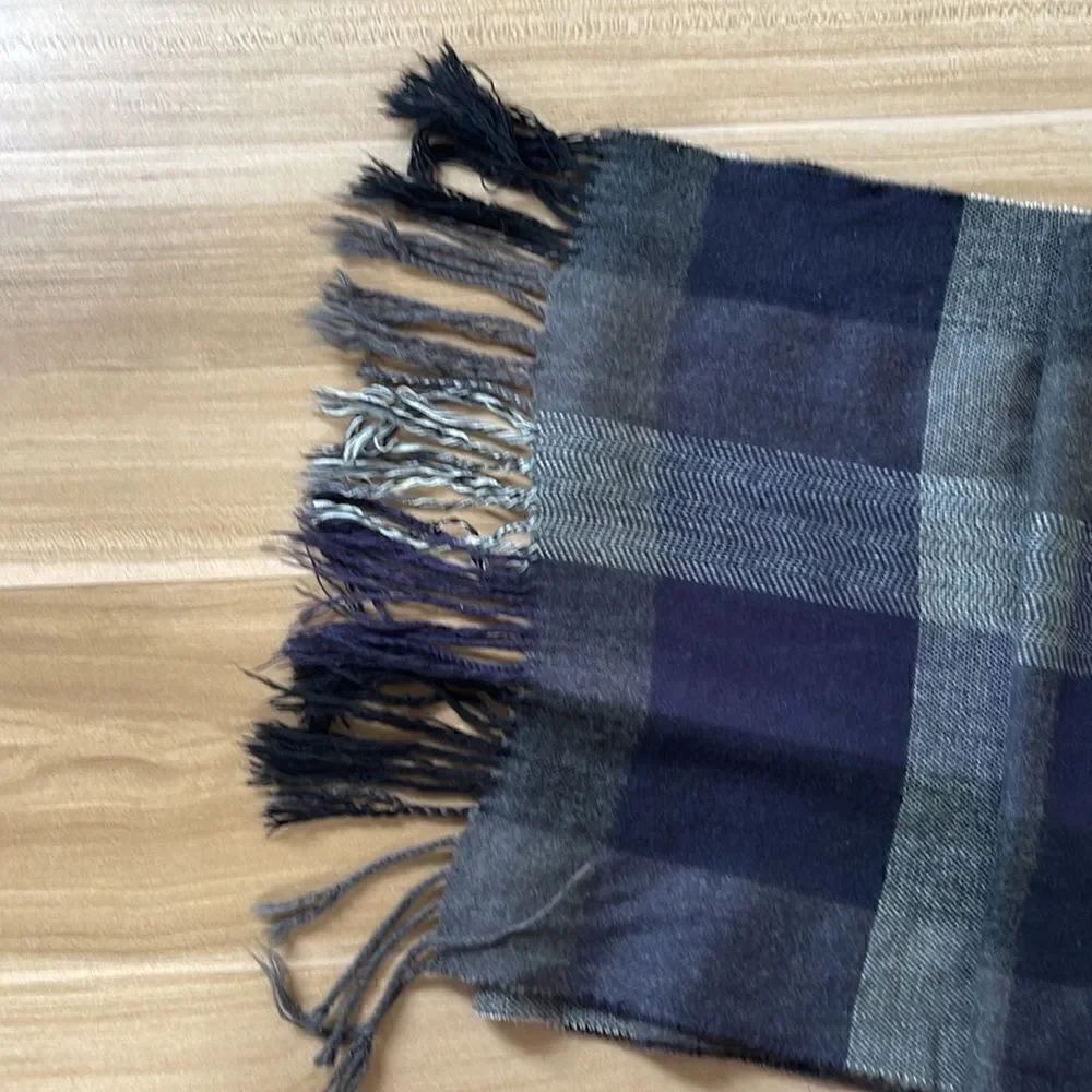 Rainforest classic winter scarf with tassels.  Long.  Super soft and warm. - Picture 5 of 5